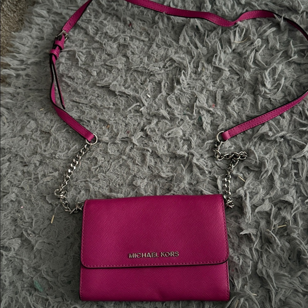 Pink Michael Kors crossbody